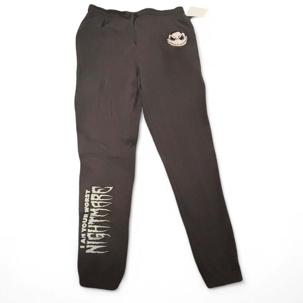 Disney The Nightmare Before Christmas Sweatpants MD Gray Jack Skellington